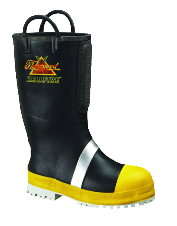 807600311M - SAFETY FOOTWARE: TYPE: FIRE BOOT SOLE PATTERN: TRACTION LUG TOE 
TYPE: STEEL SHANK MAT