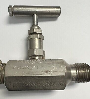 H7VIS44Q - VALVE: NEEDLE, ½”M X ½”F NPT STAINLESS STEEL 316 S.S, RATING: 6000 PSI @ 200OF