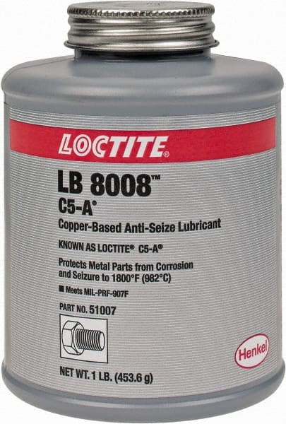 160796 - LUBRICANT, ANTI-SEIZE MC-12 TO 400 F CKEE, C5A COOPER BASED ANTI SEIZE 1B BRUSH TOP CAN GRA