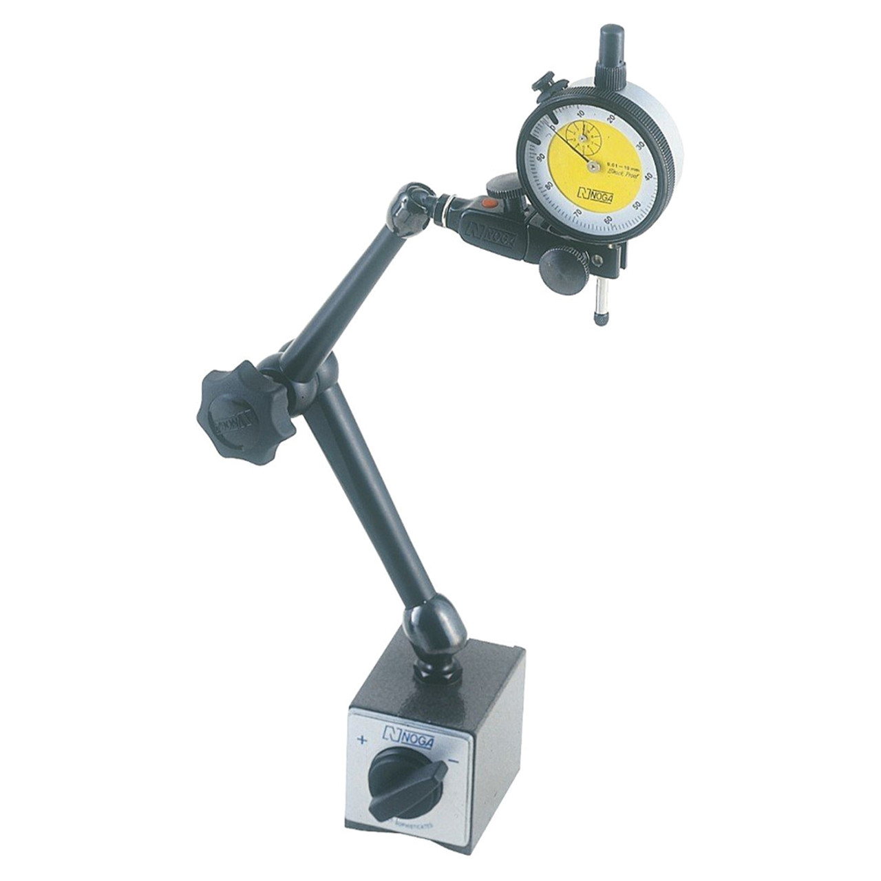 DG61003 - Dial gauge: Noga DG6150 | Combo DG61003 Magnetic Base 176lb Hold &amp; mm Dial Indicator Set