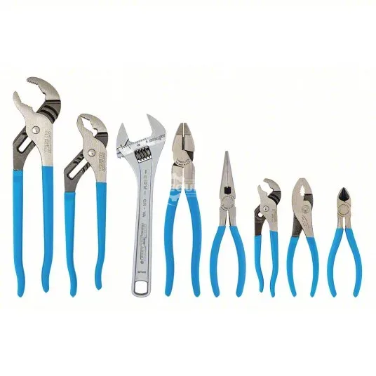 GS-28 - Plier and Wrench Set: 8 Pliers, Std Cushion Grip, Manual, 6 - 9 Pliers Range, P/n 10N540, Mo