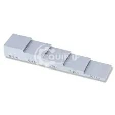 5 steps calibration block - part number: 5 STEP1018 - TYPE: INCH - Step Tchickness: 0.100; 0.200; 0.