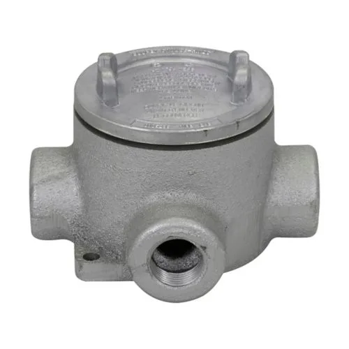 EABT26-SA - Eaton Crouse-Hinds series Condulet EAB conduit outlet box with cover, 3" cover opening d