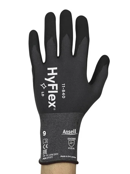 11-840 11 - ANSELL HYFLEX 11-840 GLOVES FOAM NITRILE COATED, SIZE 11 11-840 11