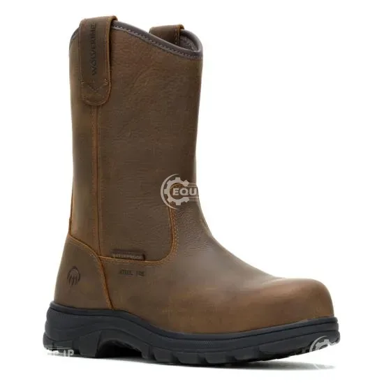 W241069 - BOOTS, SAFETY; COMMERCIAL SIZE: 8 M, MATERIAL: PREMIUM WATERPROOF FULL-GRAIN LEATHER UPPER