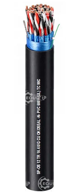 261-60-4402 - CABLE, INSTRUMENTATION, 16/2PR (2-PAIR, 16 AWG). 7X Stranded Copper, Twisted Black/Whi