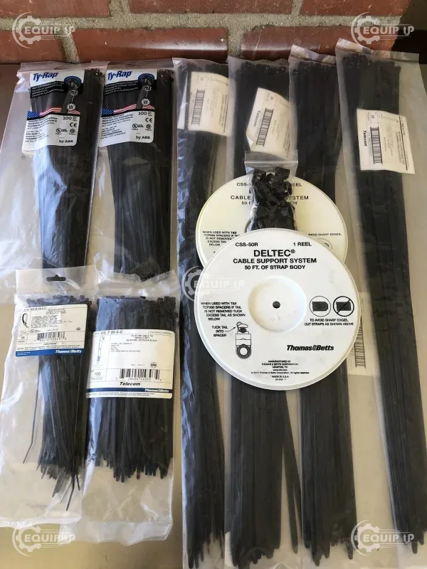 TY5232MX - Cable Tie, Black Polyamide (Nylon 6.6) for Temperatures up to 105 Degrees Celsius (221 F)