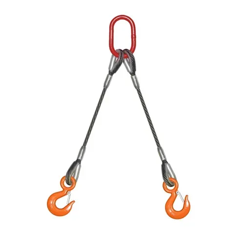 RS4199 - WIRE ROPE TYPE: BRIDLE, LIFTING, ADJUSTABLE MATERIAL:LOCKING STEEL CARABINERSSPECIAL FEATUR