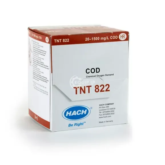 TNT82206 - Chemical Oxygen Demand (COD) TNTplus Vial Test, HR (20-1,500 mg/L COD), 150 Tests