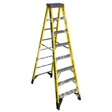7310S - 10 ft. Fiberglass Step Ladder with Shelf 375 lb. Load Capacity Type IAA Duty Rating