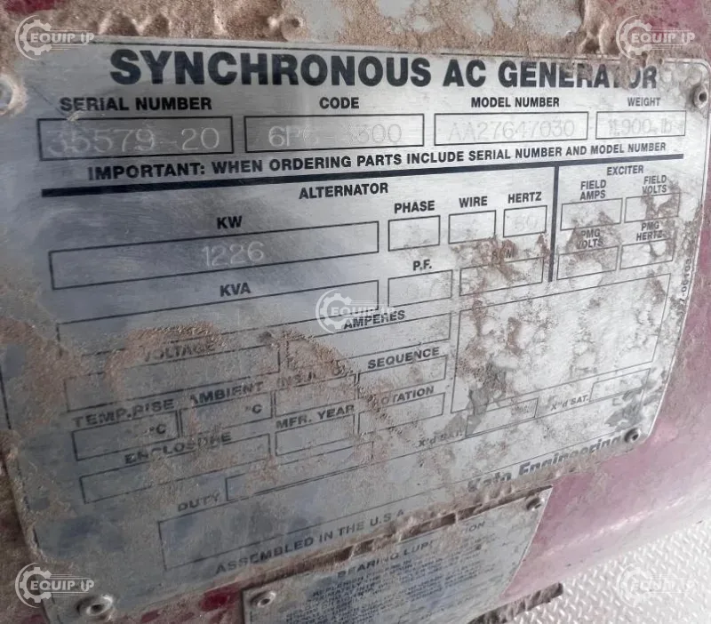 Three Cummins Generator Sets with engines and Sullivan Compressors