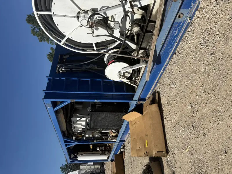 Skid Mounted Axon Energy  6,249.3 hrs Hydraulic Power Unit with a Caterpillar C18 Engine