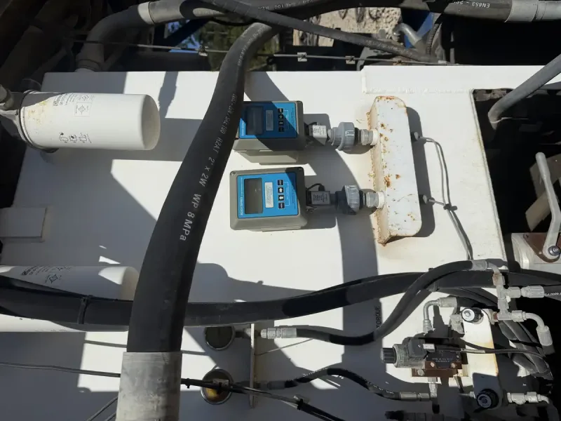 Skid Mounted Axon Energy  6,249.3 hrs Hydraulic Power Unit with a Caterpillar C18 Engine