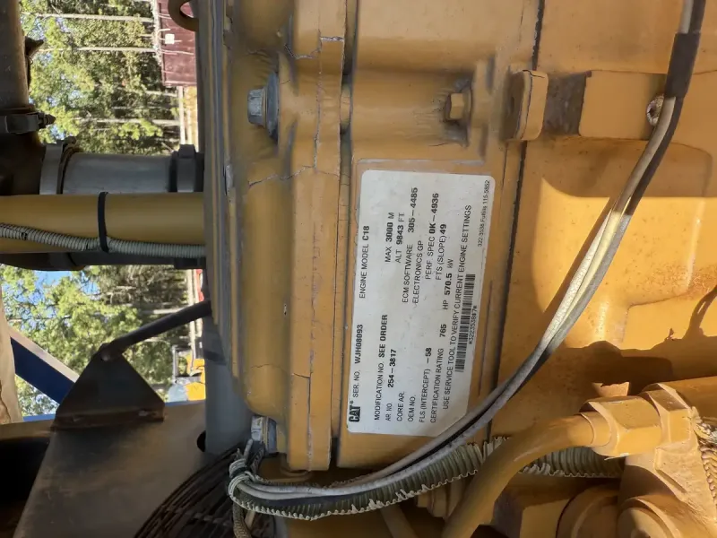 Skid Mounted Axon Energy  6,249.3 hrs Hydraulic Power Unit with a Caterpillar C18 Engine