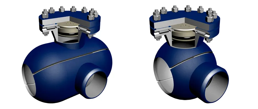 Autoblock Plug Spherical 3 Way Tee