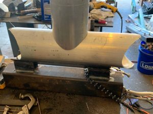 pipe weld saddle